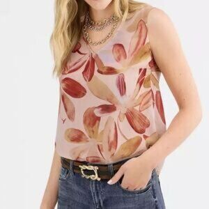 Cabi Amplify Multi-colored Sleeveless Top, Size L